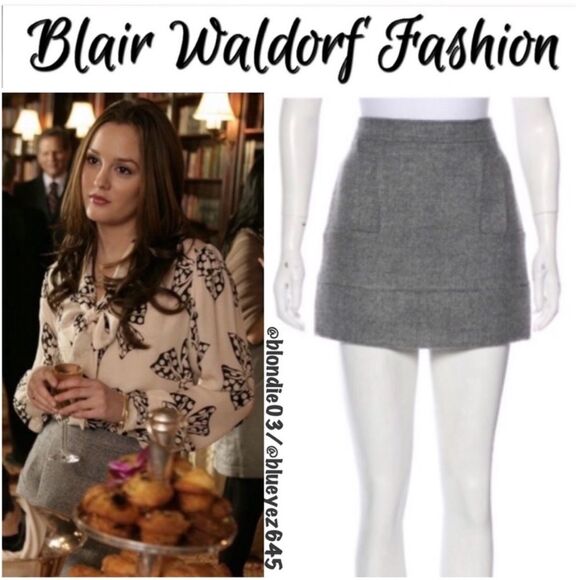 See by Chloe gray skirt 2 - Picture 1 of 4